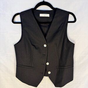 Commense Black Button Down Vest